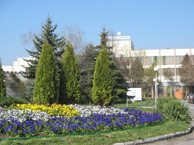 Banje, Banja Kanjiža, smeštaj, SB Aqua Marin, dvorište